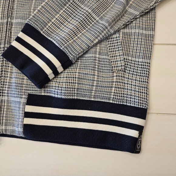 Todd Snyder Knit Glen Plaid Full-zip Bomber Jacket -- NWT -- Large - Picture 5 of 7